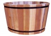 Susquehanna JB17831 25-1/2-Inch Jumbo Outdoor Barrel Planter, Cedar