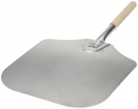 Kitchen Supply 14-Inch x 16-Inch Aluminum Pizza Peel with Wood Handle Kitchen Supply 14-Inch x 16-Inch Aluminum Pizza Peel with Wood Handle