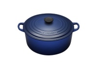 Le Creuset Enameled Cast-Iron 2-Quart Round French Oven, Cobalt Blue Le Creuset Enameled Cast-Iron 2-Quart Round French Oven, Cobalt Blue