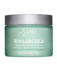 Recharge Cells. Jolt Back Youth. Kiehl's revolutionary youth regenerating cream is formulated with a rare Resurrection Flower, celebrated for its ability to survive the harshest conditions. Used twice daily, skin is jolted back to youth - smoother, firmer and denser. This youth regenerating cream is formulated with a rare Resurrection Flower and is hand-harvested at full bloom to ensure efficacy. The incredibly resilient flower is able to survive up to 31 months of extreme dehydration and when proper moisture conditions are restored, it returns to life within hours. The cell-reviving nutrients and vitality of the rare flower is infused at optimal levels in the Rosa Arctica formulation igniting the skin's ability to begin repair and triggering the return to youthful-looking skin. Recharge Cells. Jolt Back Youth. Kiehl's revolutionary youth regenerating cream is formulated with a rare Resurrection Flower, celebrated for its ability to survive the harshest conditions. Used twice daily, skin is jolted back to youth - smoother, firmer and denser. This youth regenerating cream is formulated with a rare Resurrection Flower and is hand-harvested at full bloom to ensure efficacy. The incredibly resilient flower is able to survive up to 31 months of extreme dehydration and when proper moisture conditions are restored, it returns to life within hours. The cell-reviving nutrients and vitality of the rare flower is infused at optimal levels in the Rosa Arctica formulation igniting the skin's ability to begin repair and triggering the return to youthful-looking skin.