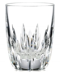 The spark of something stunning. Firelight double old-fashioned glasses from Lenox are marked by flame-inspired cuts in sheer crystal that's both dazzling and durable. The spark of something stunning. Firelight double old-fashioned glasses from Lenox are marked by flame-inspired cuts in sheer crystal that's both dazzling and durable.