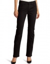 Not Your Daughter's Jeans Women's Petite Hayden Straight Leg Jean, Black, 16P