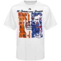 MLB Majestic 2011 Spring Training Youth White 30 Dreams T-shirt MLB Majestic 2011 Spring Training Youth White 30 Dreams T-shirt