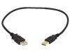 USB 2.0 A Male to A Female Extension 28/24AWG Cable  - 1.5ft