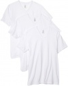 Calvin Klein Men's Basic V-Neck T-Shirt, White, Large , 3-Pack