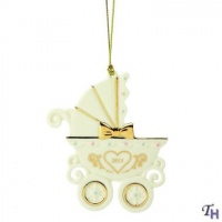 Lenox 2011 Baby's First Carriage Ornament Lenox 2011 Baby's First Carriage Ornament