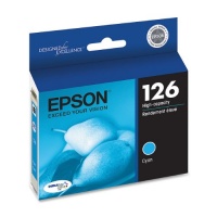 Epson DURABrite Ultra 126 High-capacity Inkjet Cartridge Cyan T126220 Epson DURABrite Ultra 126 High-capacity Inkjet Cartridge Cyan T126220