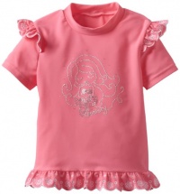 Seafolly Girls 2-6X Short Sleeve Rashie, Juicy, 6 Seafolly Girls 2-6X Short Sleeve Rashie, Juicy, 6
