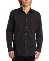 Calvin Klein Sportswear Men's Long Sleeve Mini Check Poplin Woven