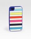 Bright horizontal stripes in candy-colored hues add playful style to this protective iPhone® case. Silicone2½W X 4¾H X ¾DImportedPlease note: iPhone® not included.