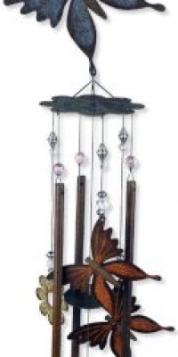 Nature's Melody Chime - 28 Butterfly Windchime Nature's Melody Chime - 28 Butterfly Windchime