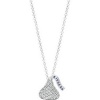 Sterling Silver Cubic Zirconia Drop Hershey'S Necklace Size: 18