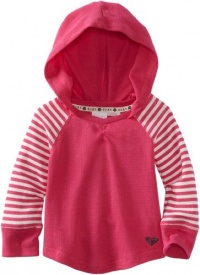 Roxy Kids Baby-girls Infant Gingerbread Long Sleeve Top, Berry Pop, 24 Months