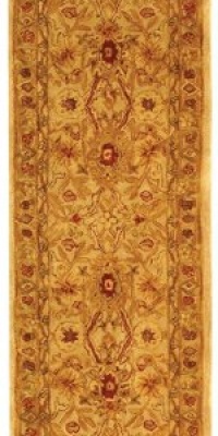 Area Rug 2x8 Runner Traditional Ivory - Sage Color - Safavieh Anatolia Rug from RugPal Area Rug 2x8 Runner Traditional Ivory - Sage Color - Safavieh Anatolia Rug from RugPal