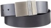 Kenneth Cole Men's 38Mm Reversible Dress Belt With Pieced Plaque Buckle,Black/Brown,38