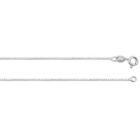 ZilverZoom Jewelry 0.8mm Gauge Thickness Width Very Thin Sterling Silver Italian Venetian Box Chain Necklace. 16. 16 inches ZilverZoom Jewelry 0.8mm Gauge Thickness Width Very Thin Sterling Silver Italian Venetian Box Chain Necklace. 16. 16 inches