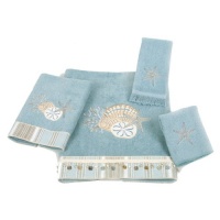 Avanti By the Sea 4-Piece Towel Set, Mineral Avanti By the Sea 4-Piece Towel Set, Mineral