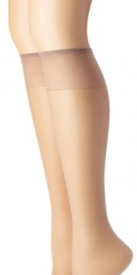 Hanes Silk Reflections Women's 2-Pack Knee High Sandalfoot Hanes Silk Reflections Women's 2-Pack Knee High Sandalfoot