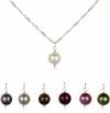 7 Piece Interchangeable Freshwater Cultured Pearl Necklace Set, 18
