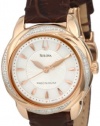 Bulova Women's 98R152 Precisionist Brightwater Leather strap Watch