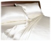 Divatex Home Fashions Royal Opulence Satin King Sheet Set, Ivory