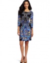 Tiana B Women's Perfectly Placed Paisley Dress