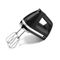 This stylish hand mixer features a 7-speed electronic digital control that includes two slow stir and one high whip speed. Soft start electronic control adjusts to the resistance of what you're mixing for smooth, consistent operation. This stylish hand mixer features a 7-speed electronic digital control that includes two slow stir and one high whip speed. Soft start electronic control adjusts to the resistance of what you're mixing for smooth, consistent operation.