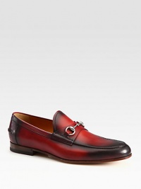 Leather moccasin with silver horsebit hardware.Leather soleMade in Italy Leather moccasin with silver horsebit hardware.Leather soleMade in Italy