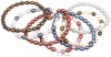 7 Piece Fall Tones Freshwater Cultured Pearl Stretch Bracelet Set, 7.5