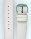 Fits Philip Stein Size 1 18mm White Calf Leather Watchband with Spring Bars By JP Leatherworks