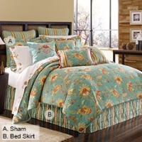 J. Queen New York Montego Jade/Teal California King Comforter Set J. Queen New York Montego Jade/Teal California King Comforter Set