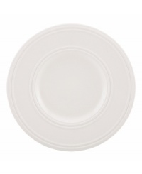 Elegance comes easy with this dessert plate from kate spade new york's Fair Harbor white dinnerware. Durable stoneware in a milky white hue is half glazed, half matte and totally timeless. Elegance comes easy with this dessert plate from kate spade new york's Fair Harbor white dinnerware. Durable stoneware in a milky white hue is half glazed, half matte and totally timeless.