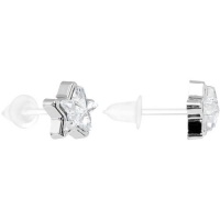 Acrylic Clear Gem Star Plastic Stud Earrings Acrylic Clear Gem Star Plastic Stud Earrings