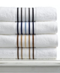 The rich spectrum of color in this intricately embroidered Greenwich Stripe washcloth from Lauren Ralph Lauren offers an elegant touch over pure, soft cotton. The rich spectrum of color in this intricately embroidered Greenwich Stripe washcloth from Lauren Ralph Lauren offers an elegant touch over pure, soft cotton.