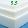 2 Inch Thick Full / Double Soft Sleeper 5.5 Visco Elastic Memory Foam Mattress Pad, Bed Topper