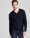 Michael Kors Solid V neck Sweater