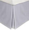 Calvin Klein Home Double Row Cord Solid Percale Queen Bedskirt, Hyacinth