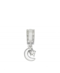 Let your dreams come alive with this sweet sterling silver moon-and-star charm. Donatella is a playful collection of charm bracelets and necklaces that can be personalized to suit your style! Available exclusively at Macy's. Let your dreams come alive with this sweet sterling silver moon-and-star charm. Donatella is a playful collection of charm bracelets and necklaces that can be personalized to suit your style! Available exclusively at Macy's.