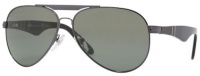 Persol 2365 Anthracite Frame/Grey/Green Polarized Lens Metal Sunglasses, 59mm Persol 2365 Anthracite Frame/Grey/Green Polarized Lens Metal Sunglasses, 59mm