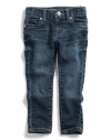 GUESS Kids Girls Daredevil Skinny Jeans, DARK STONEWASH (4)