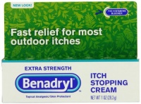 Benadryl Topical Itch Stopping Cream, Extra Strength, 1 Ounce (Pack of 2) Benadryl Topical Itch Stopping Cream, Extra Strength, 1 Ounce (Pack of 2)