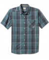 Great solo or layered, this Volcom plaid is the perfect addition to your shirt collection.