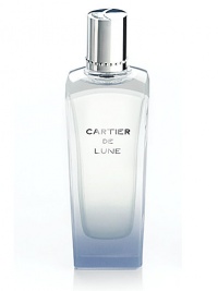 For the first encounter, Cartier creates a moonlight perfume. A perfume which mixes the sparkle of the moon and the softness of flowers. A graceful moment for women.A bouquet of flowers picked in the moonlight. Sparkle: Luminous top notes (pink pepper, juniper berries). Voluptuous: A bunch of white flowers (honeysuckle, wild rose, cyclamen, bindweed, lily of the valley). Softness: Musky and woody base notes. 