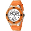 Invicta Women's 0696 Angel Collection Multi-Function Stainless Steel Orange Polyurethane Watch