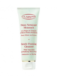As gentle as cleansing milk and as effective as soap, new Gentle Foaming Cleanser has been created to meet the needs of all skin types. Its lightweight, refreshing lather rinses easily with water and protects skin from the drying effects of hard water. For pure cleansing. Tamarind Fruit Acid refines skin texture in oily zones by helping eliminate dry skin cells that block pores. 4.4 oz. As gentle as cleansing milk and as effective as soap, new Gentle Foaming Cleanser has been created to meet the needs of all skin types. Its lightweight, refreshing lather rinses easily with water and protects skin from the drying effects of hard water. For pure cleansing. Tamarind Fruit Acid refines skin texture in oily zones by helping eliminate dry skin cells that block pores. 4.4 oz.