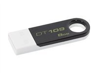 Kingston DT109K USB 2.0 Hi-Speed DataTraveler 109 8GB Kingston DT109K USB 2.0 Hi-Speed DataTraveler 109 8GB
