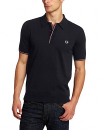 Fred Perry Men's Knitted Tipped Polo Fred Perry Men's Knitted Tipped Polo