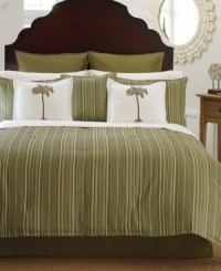 Tommy Bahama's Portside sheet set features a tattersall check pattern for a clean look. The ivory color balances the pattern of the Portside comforter. Finished with a self hem. Tommy Bahama's Portside sheet set features a tattersall check pattern for a clean look. The ivory color balances the pattern of the Portside comforter. Finished with a self hem.