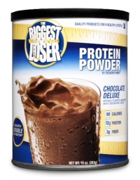 DESIGNER WHEY The Biggest Loser Protein Powder Supplement, Chocolate Deluxe, 10-Ounce Canister DESIGNER WHEY The Biggest Loser Protein Powder Supplement, Chocolate Deluxe, 10-Ounce Canister