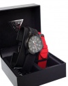 GUESS U10660G1 Dynamic Sport Watch with Two Interchange